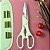 Kit 4 Peças Cozinha Tábua Faca Tesoura Descascador Luatek LCC-2313 - Imagem 2