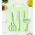Kit 4 Peças Cozinha Tábua Faca Tesoura Descascador Luatek LCC-2313 - Imagem 7