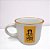Caneca Zaro Café Branca com Borda Dourada 70ml - Imagem 2
