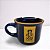 Caneca Zaro Café Azul com Borda Dourada 70ml - Imagem 2