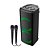 Alto-Falante Amplificada Bluetooth Preta Pulse SP504 Com 02 Microfones - Imagem 1