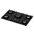 Fogão a Gas Cooktop Clarice 5 Boca TC Base Esmaltadas-PRETO - Imagem 1