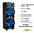 Caixa de Som Pulse Storm 2 SP514 10"pol BT Led Rádio TWs 1500w-2 Mic - Imagem 8
