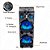 Caixa de Som Pulse Storm 2 SP514 10"pol Bleutooth Led Rádio FM TWs -1500w - Imagem 4