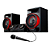 Mini System LG XBOOM CL87 Bluetooth Karaokê Party Speaker 2350W-1 Mic - Imagem 1
