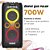 Caixa de Som Ssound Vegas 2 Portatil LED Bluetooth TWS 700w - 2 Mic - Imagem 5