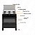 Fogão à Gás Itatiaia Star New 6 Bocas Mesa Inox Forno 82 Litros-Preto - Imagem 4