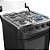 Fogão 4 Bocas Muller Preto Fosco MFI4BB Acendimento Automatico Mesa Inox-Bivolt - Imagem 7