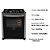 Fogão 5 bocas Fischer Gran Cheff  Inox Mesa Vidro Forno 110L - Bivolt - Imagem 8