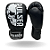 LUVA 14 OZ PU PRETA CAVEIRA - MODELO PRO - Imagem 1