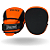 MANOPLA FOCO MICROFIBRA LARANJA/PRETO - Imagem 2