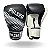 LUVA 10 OZ PU PRETA HEXA BRANCO | ADOMA - Imagem 2