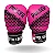 LUVA 10 OZ PU ROSA HEXA PRETA | ADOMA - Imagem 3
