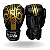 LUVA 16 OZ PU PRETA TRIBAL DOURADO | ADOMA - Imagem 2