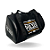 MOCHILA P PRETA SPORT BRANCO/DOURADO TELA PRETA - Imagem 1