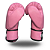 LUVA 12OZ PU ROSA MINIMAL PRETO | ADOMA - Imagem 7