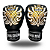 LUVA 14OZ IMPERIAL PRETO/BRANCO E DOURADO PU | ADOMA - Imagem 3