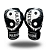 LUVA DE BOXE E MUAY THAI YNG YANG PRETO E BRANCO | ADOMA PU - Imagem 3