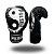 LUVA DE BOXE E MUAY THAI YNG YANG PRETO E BRANCO | ADOMA PU - Imagem 5