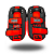 THAI PAD APARADOR DE CHUTE POWER MUAY THAI LARANJA/PRETO | PU - Imagem 3
