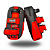 THAI PAD APARADOR DE CHUTE POWER MUAY THAI LARANJA/PRETO | PU - Imagem 1