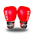 LUVA DE BOXE E MUAY THAI VERMELHO MINIMAL BRANCO | ADOMA PU - Imagem 1