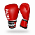 LUVA DE BOXE E MUAY THAI VERMELHO MINIMAL BRANCO | ADOMA PU - Imagem 1
