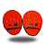 MANOPLA DE FOCO SOCO RÁPIDO BOXE LARANJA | PU - Imagem 2