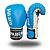 LUVA DE BOXE E MUAY THAI AZUL CLARO MINIMAL BRANCO | ADOMA PU - Imagem 6