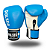 LUVA DE BOXE E MUAY THAI AZUL CLARO MINIMAL BRANCO | ADOMA PU - Imagem 2