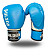 LUVA DE BOXE E MUAY THAI AZUL CLARO MINIMAL BRANCO | ADOMA PU - Imagem 1