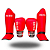 KIT MUAY THAI COMPLETO | LUVA 12oz + CANELEIRA M + ATADURA 4 METROS PULSER - Imagem 1
