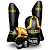 KIT MUAY THAI DOURADO | LUVA 16oz + CANELEIRA G + ATADURA 4 METROS PULSER - Imagem 1