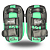 THAI PAD APARADOR DE CHUTE POWER MUAY THAI VERDE | PU - Imagem 3