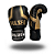 LUVA DE BOXE E MUAY THAI PRETO IRON DOURADO | ADOMA PU - Imagem 3