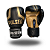 LUVA DE BOXE E MUAY THAI PRETO IRON DOURADO | ADOMA PU - Imagem 2