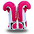 LUVA DE BOXE E MUAY THAI ROSA MINIMAL | ADOMA MICROFIBRA - Imagem 8