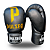 LUVA DE BOXE E MUAY THAI "P" DOURADO | ADOMA PU - Imagem 1