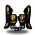 KIT MUAY THAI P DOURADO | LUVA 12 OZ + CANELEIRA G + ATADURA 4 METROS PULSER - Imagem 1