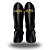 CANELEIRA DE MUAY THAI E KICKBOXING PRETO 1999 DOURADO | 20 MM PU - Imagem 1