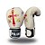LUVA DE BOXE E MUAY THAI TEMPLÁRIO BEGE/VERMELHO | PRO 100 MICROFIBRA - Imagem 2