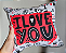 Almofada "I Love You" - Imagem 1