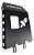 Protetor Carter Crosser 150 Motor Yamaha Preta - Imagem 4