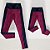Calça Legging Marsala com Lateral Cirrê - Imagem 2