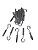 Gancho N8 com buchas 25 unid - Imagem 1