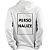 Blusa de Moletom Canguru Peluciado BRANCA - PERSONALIZE AQUI - Imagem 3