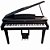 Piano Tokai  Tp-288/200-c Com 1/4 de calda Preto Fosco Madeirado - Imagem 1