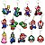 Chaveiros de Borracha Geek Super Mario - Imagem 1