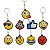 Chaveiros de Borracha Geek Emojis - Imagem 1