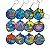 Chaveiros de Borracha Geek Signos - Imagem 1